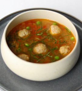 Овощной суп с фрикадельками / 350